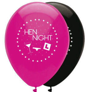 hen night latex balloons
