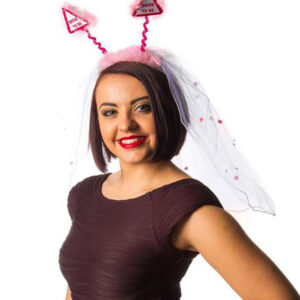 Bride to Be Bopper with Veil