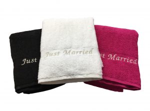 Just Married Towels