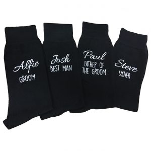 Personalised Wedding Socks