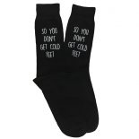 so you don't get cold feet socks