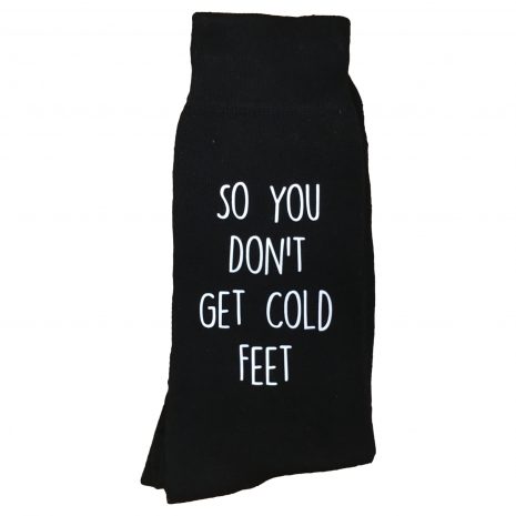 so you don't get cold feet
