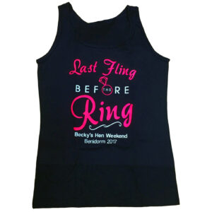 Last fling before the ring t-shirt
