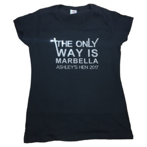 the only way is t-shirt