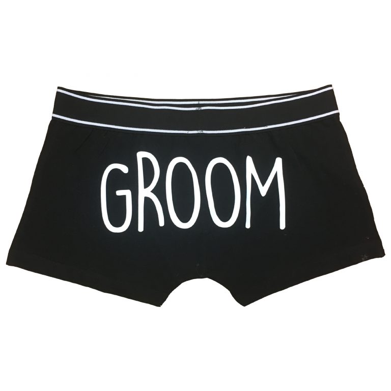 Groom Boxer Shorts Underwear Forever Memories