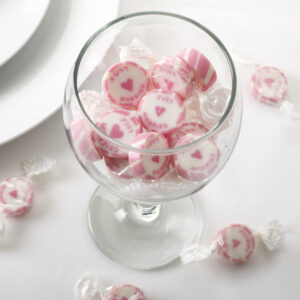 Just Married Rock Sweets Pink