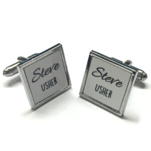 personalised usher cufflinks