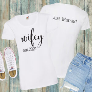 wifey established 2024 t-shirt