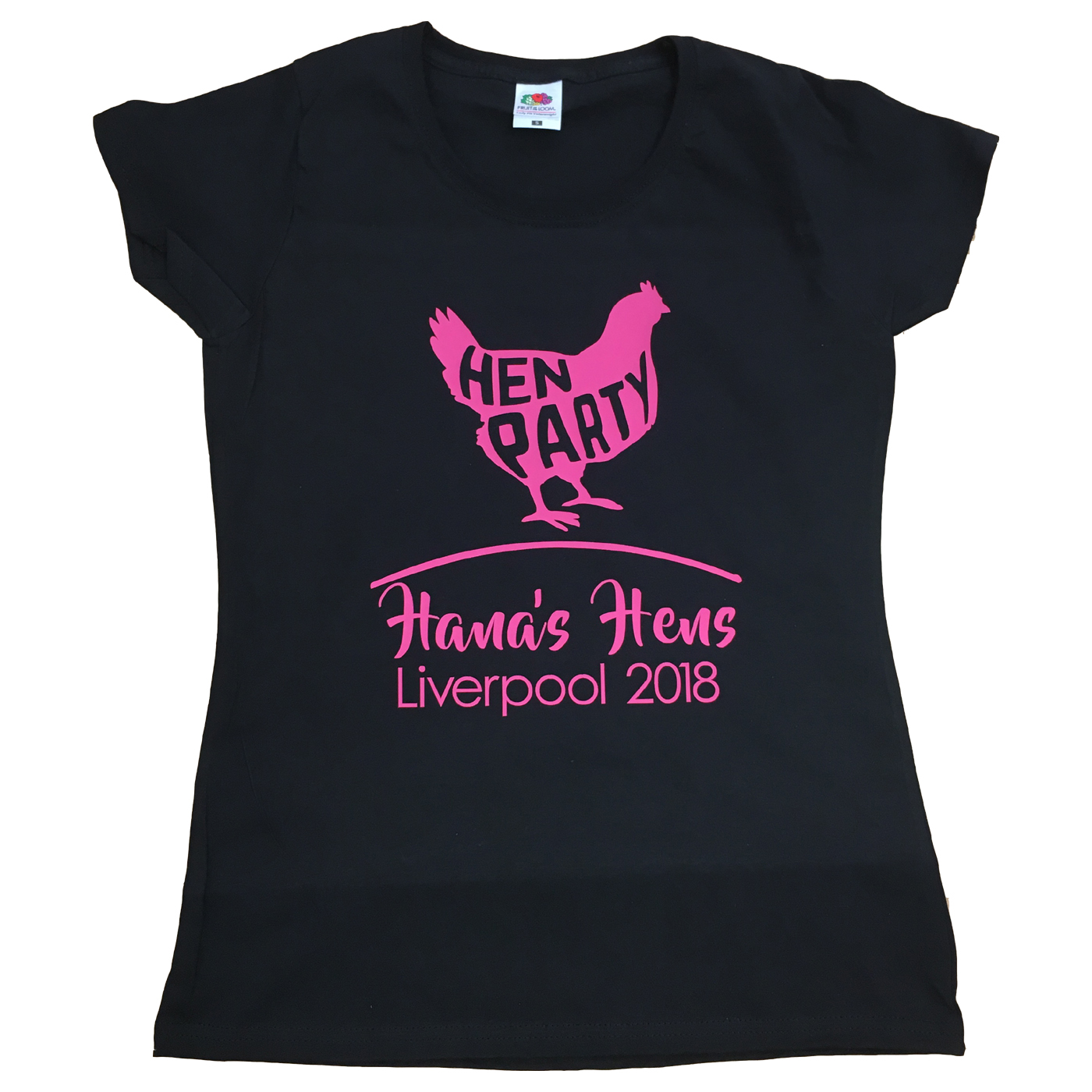 Hen T shirt Hen Party T shirts Forever Memories personalised-hen-t-shirt-bride-tribe-foil-the-embroidery-hut-the