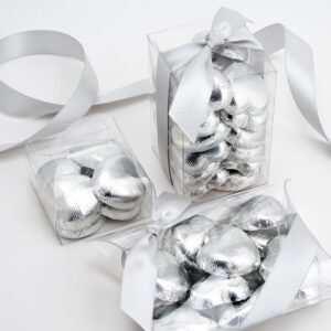 1Kg Milk Chocolate Foiled Hearts