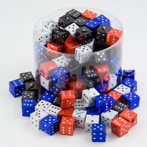 foil wrapped dice