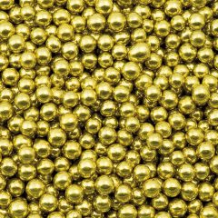 gold sugar balls