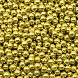 gold sugar balls