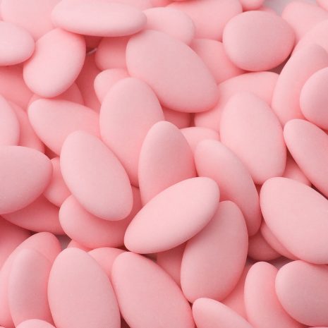 pink chocolate dragees