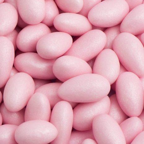 pearlised pink almonds