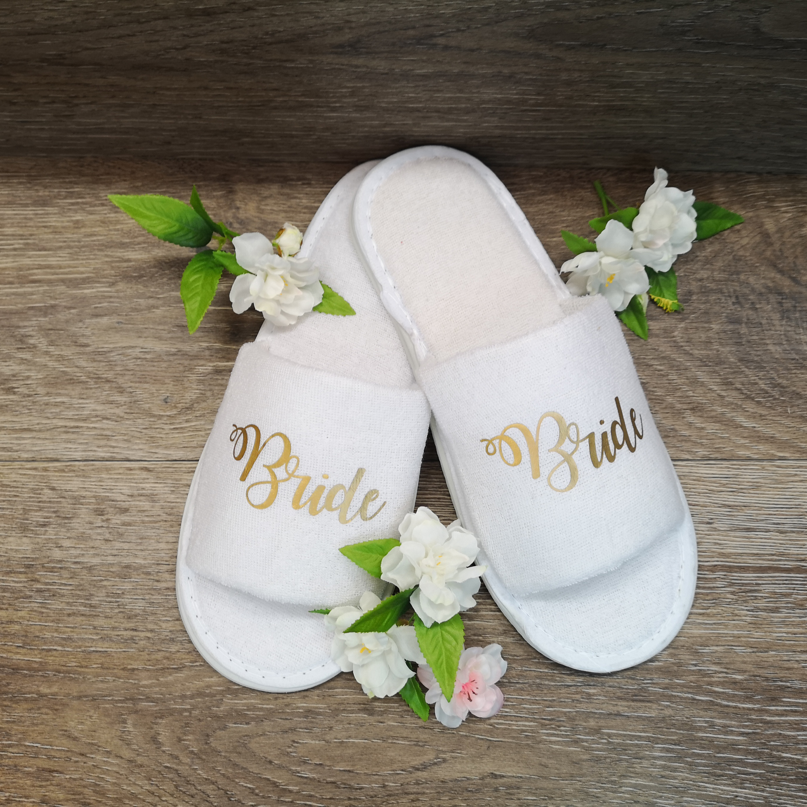Fluffy Bride Bridesmaid Slippers Bachelorette Party - Etsy