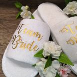 team bride slippers