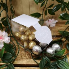 valentine cube chocolate foil balls