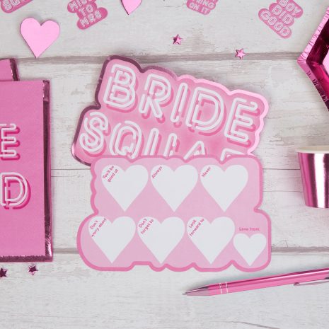 Bride Squad Hen Party Advice Cards