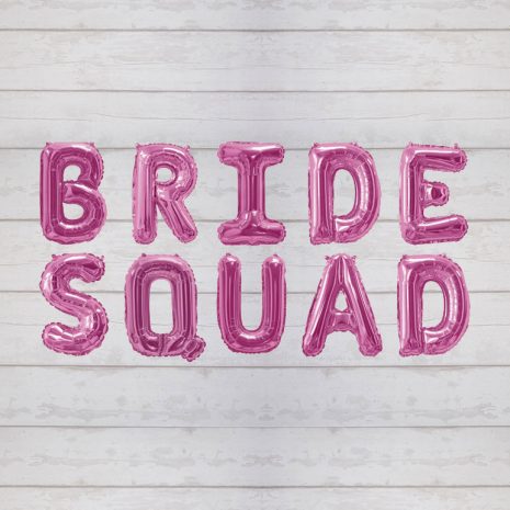 Bride Squad Foil Balloon Bunting