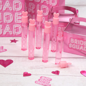 Pink Heart Tube Bubbles