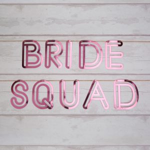 bride squad paper bunting