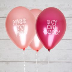 Boy Did Good & Miss to Mrs Balloons