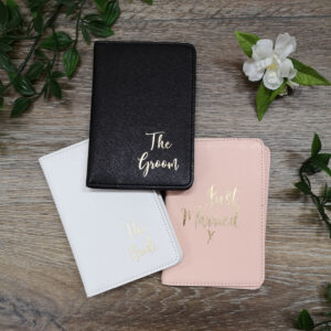 passport holders white pink black