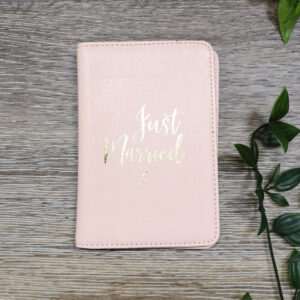pink passport holder
