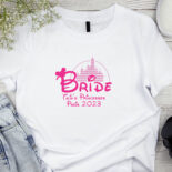 disney theme tshirt bride