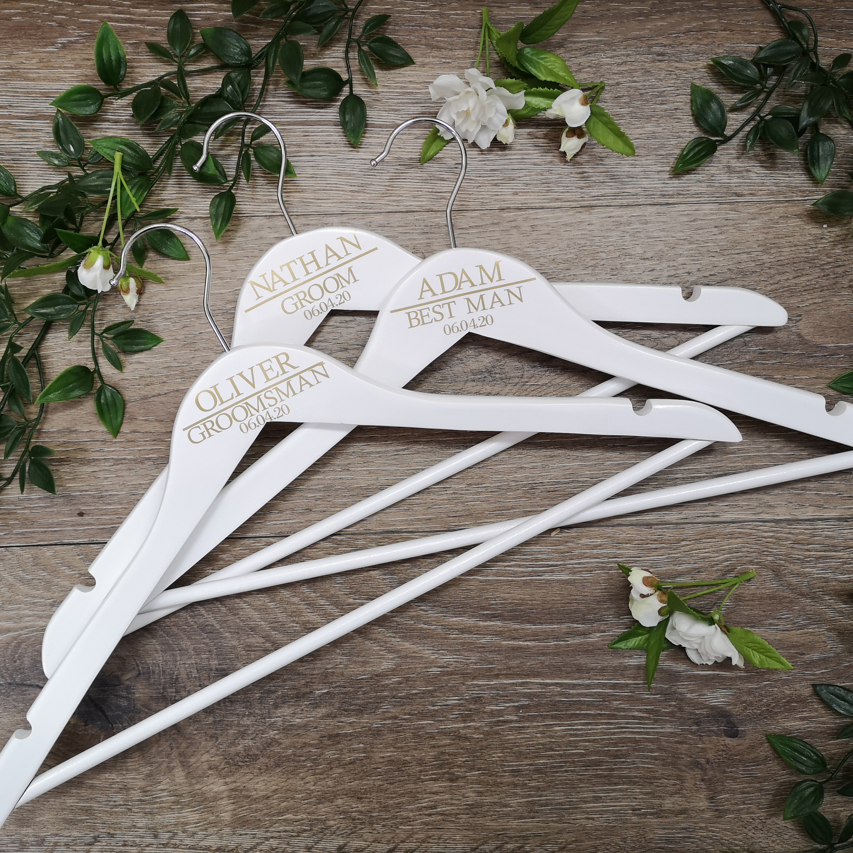Groom Wedding Hangers Personalised Hangers Forever Memories