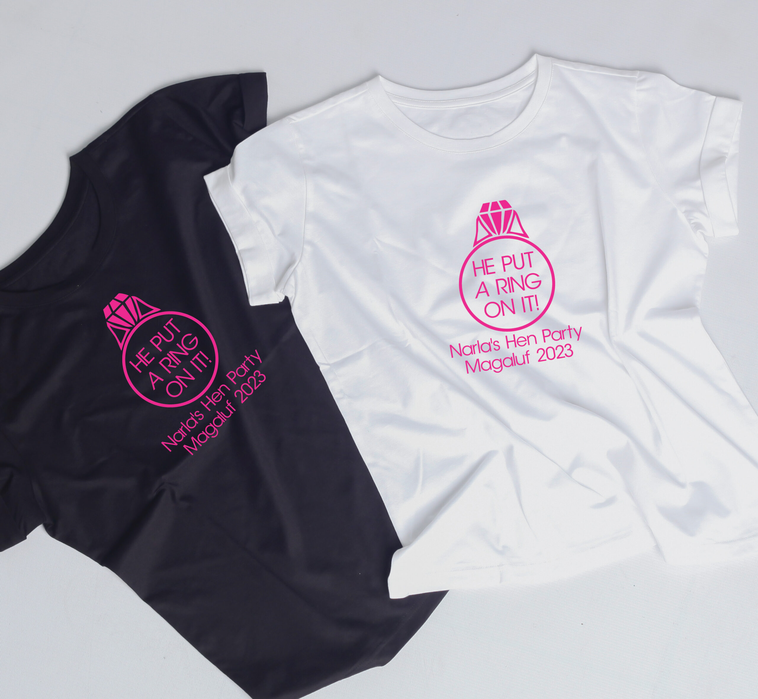 How to put a design on a shop shirt