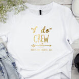I do crew t-shirt arrow ring bride