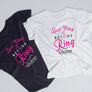 Last fling before the ring t-shirt