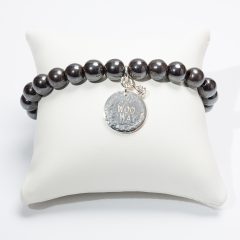 Hematite woo way bracelet