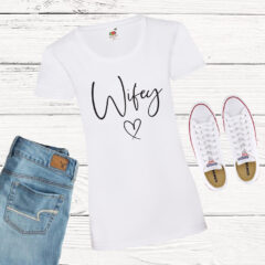 wifey heart t-shirt